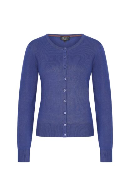 ZILCH CARDIGAN - ROUND NECK BLUE